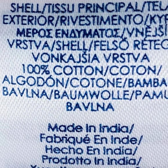 Ralph Lauren Chaps XL 14 16 Shirt Top Tunic Striped Blue Purple White - Picture 5 of 5